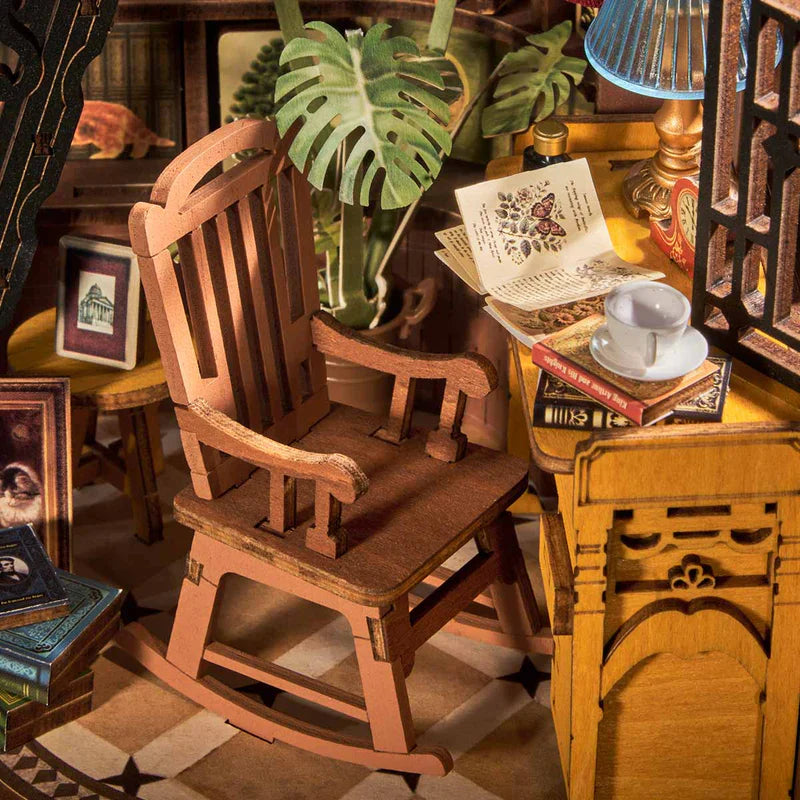 Rolife Silent Corner Study Book Nook DIY Miniature Puzzle - (TGE02)