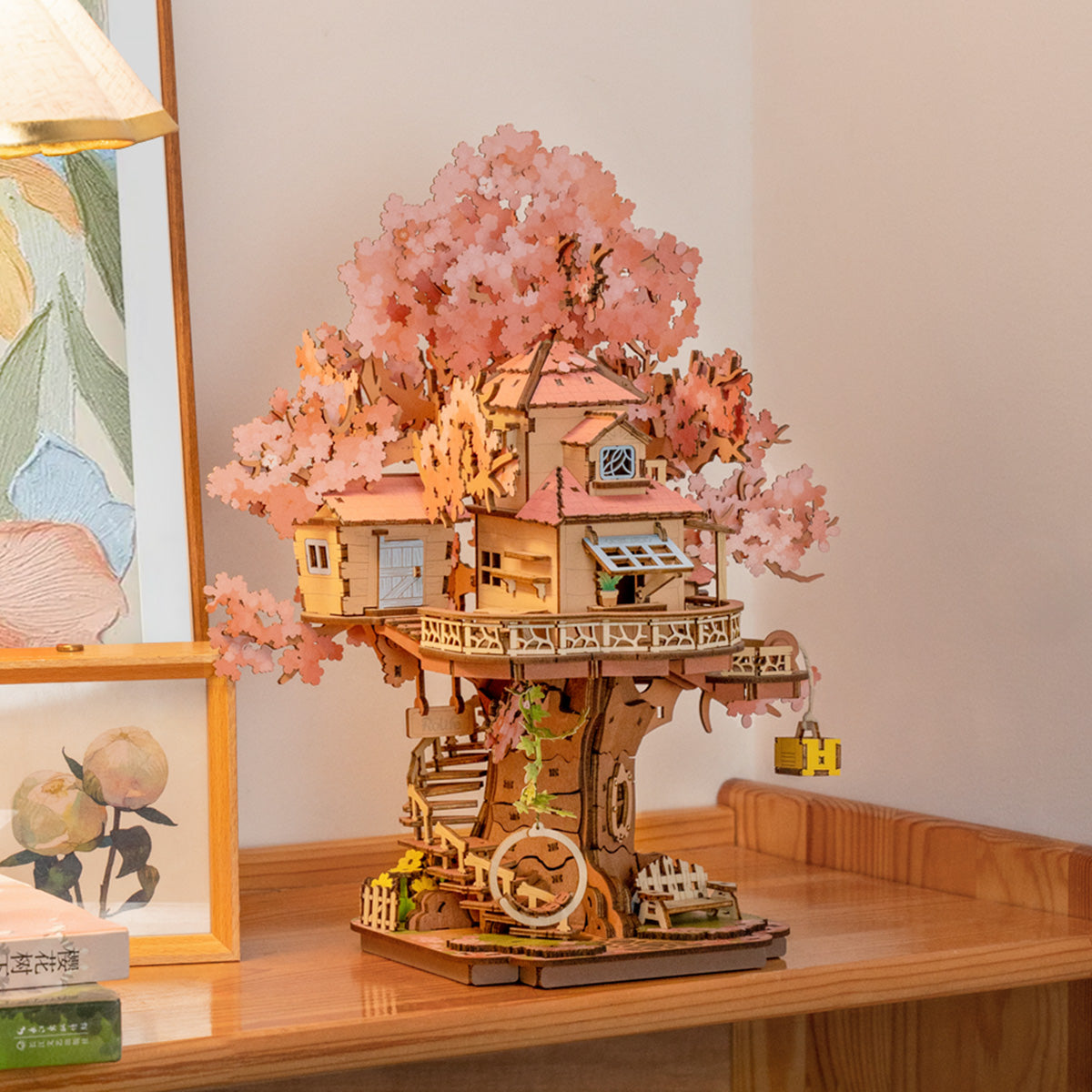 Rolife: Sakura Tree House DIY Miniature Puzzle