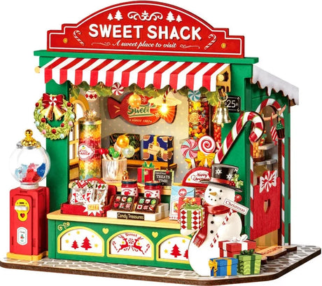 Rolife: Christmas Candy Stand DIY Miniature Puzzle Kit - (DS043)