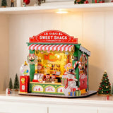 Rolife: Christmas Candy Stand DIY Miniature Puzzle Kit - (DS043)