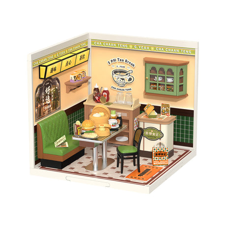 Rolife: Hong Kong Bites Cafe - Super Store Plastic DIY Miniature Puzzle