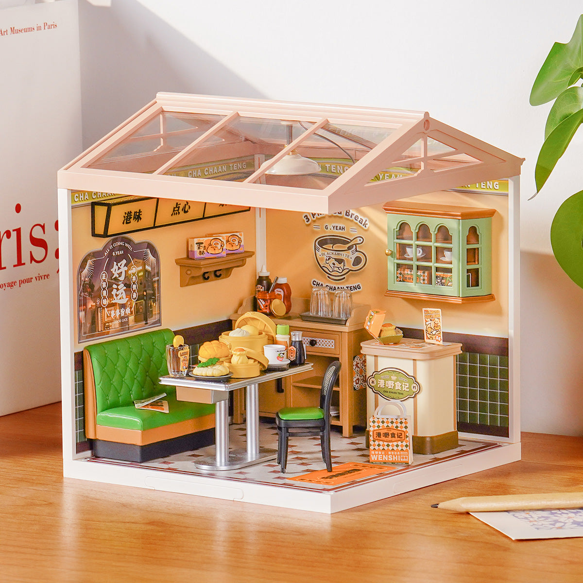Rolife: Hong Kong Bites Cafe - Super Store Plastic DIY Miniature Puzzle