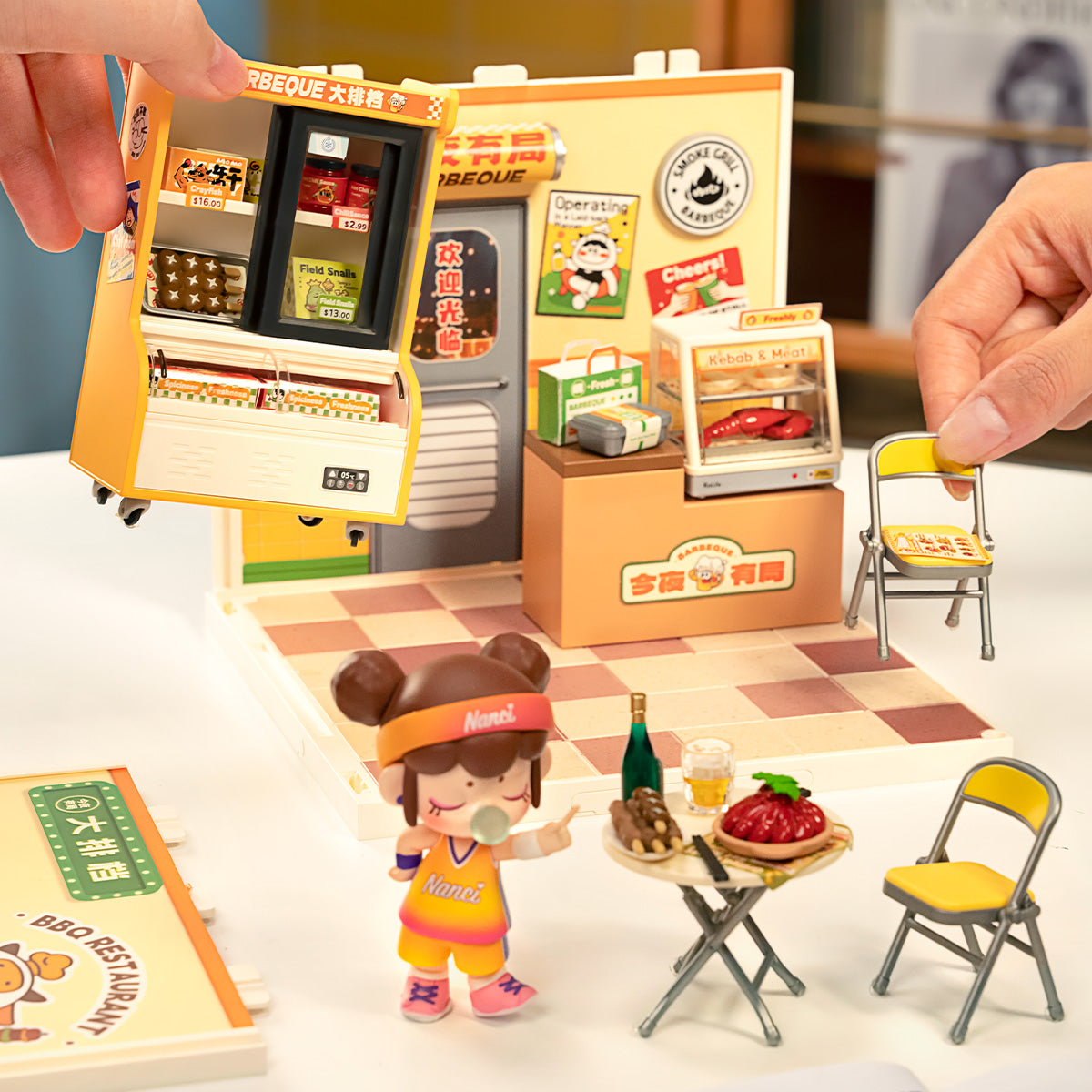 Rolife: Night Out Food Stall - Super Store Plastic DIY Miniature Puzzle