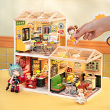 Rolife: Night Out Food Stall - Super Store Plastic DIY Miniature Puzzle