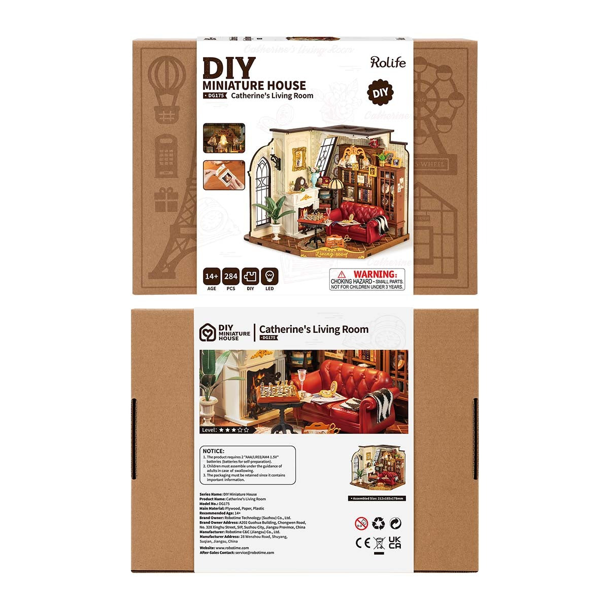 Rolife: Catherine's Living Room DIY Miniature Puzzle
