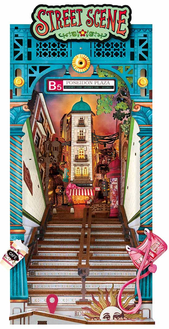 Rolife Street Scene DIY Miniture Book Nook Puzzle - (TGB13)
