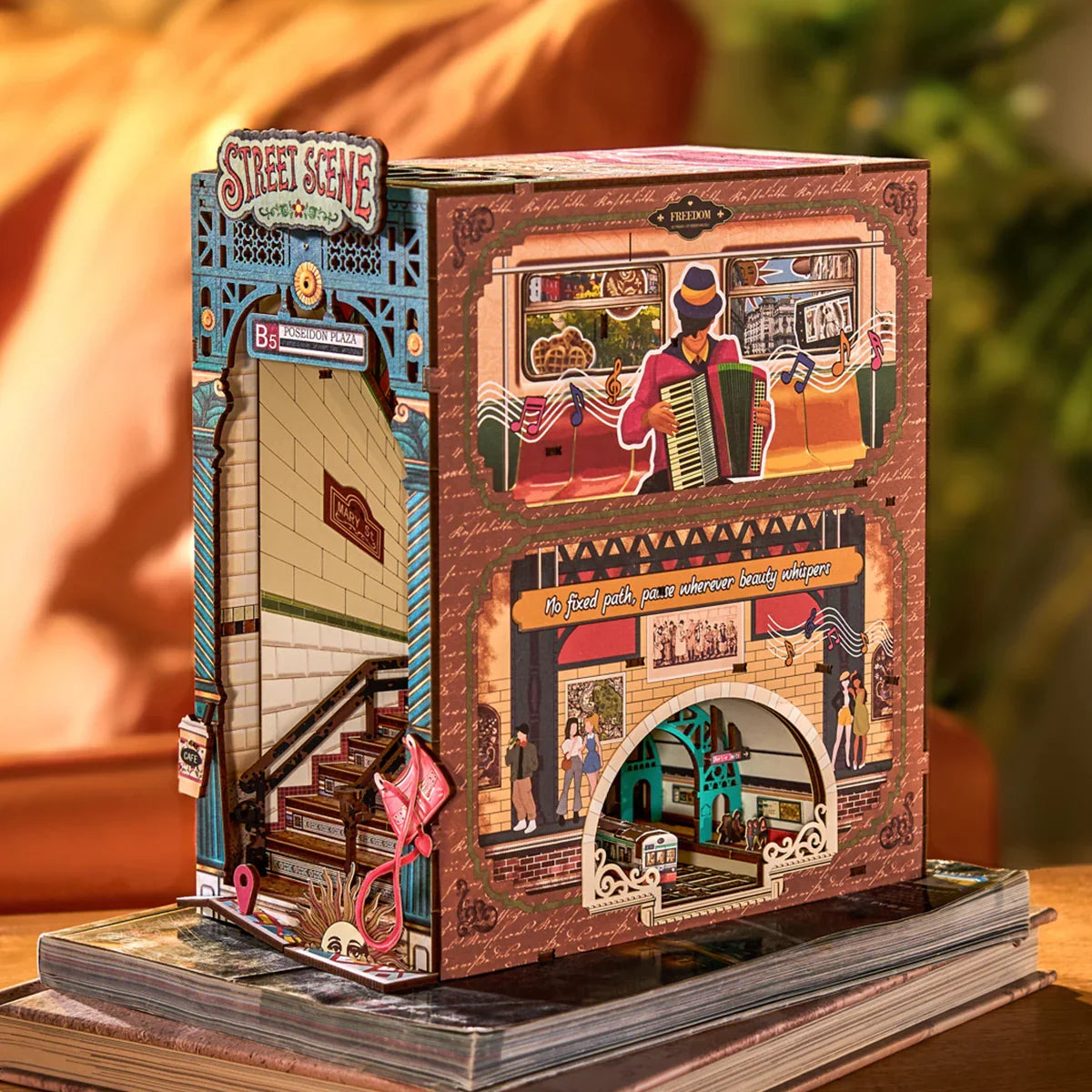 Rolife Street Scene DIY Miniture Book Nook Puzzle - (TGB13)