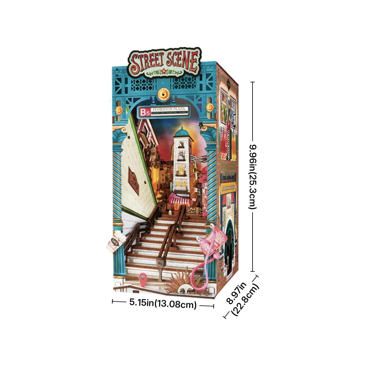 Rolife Street Scene DIY Miniture Book Nook Puzzle - (TGB13)