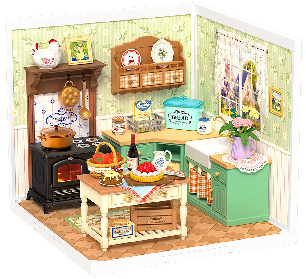 Rolife: Farmhouse Kitchen - Super Store Plastic DIY Miniature Puzzle