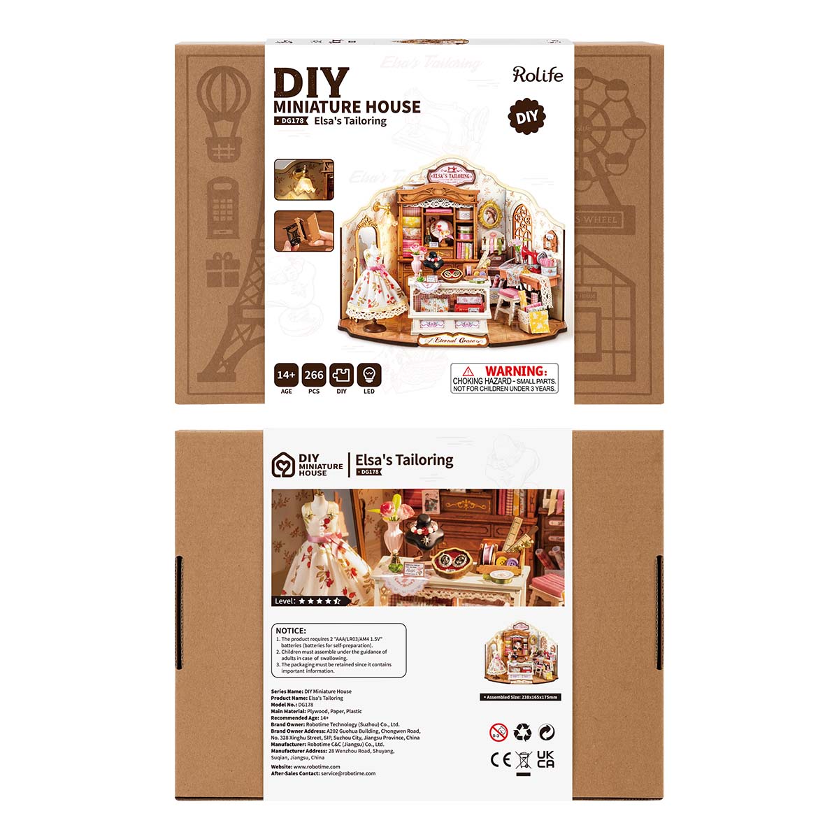 Rolife: Elsa's Tailoring DIY Miniature Puzzle