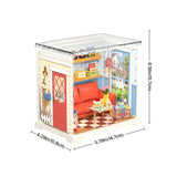Rolife: Country Blue Lounge - Super Store Plastic DIY Miniature Puzzle