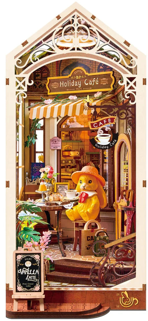 Rolife Holiday Café DIY Miniture Book Nook Puzzle - (TGB15)