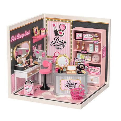 Rolife: Pink Beauty Secret - Super Store Plastic DIY Miniature Puzzle