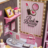 Rolife: Pink Beauty Secret - Super Store Plastic DIY Miniature Puzzle