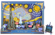 Rolife: The Starry Night DIY Miniature Puzzle Kit - (TH003)