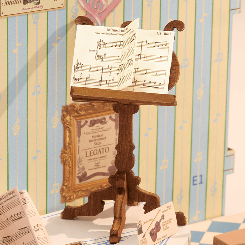 Rolife Melody Instrument Shop DIY Miniture Puzzle - (DS047)