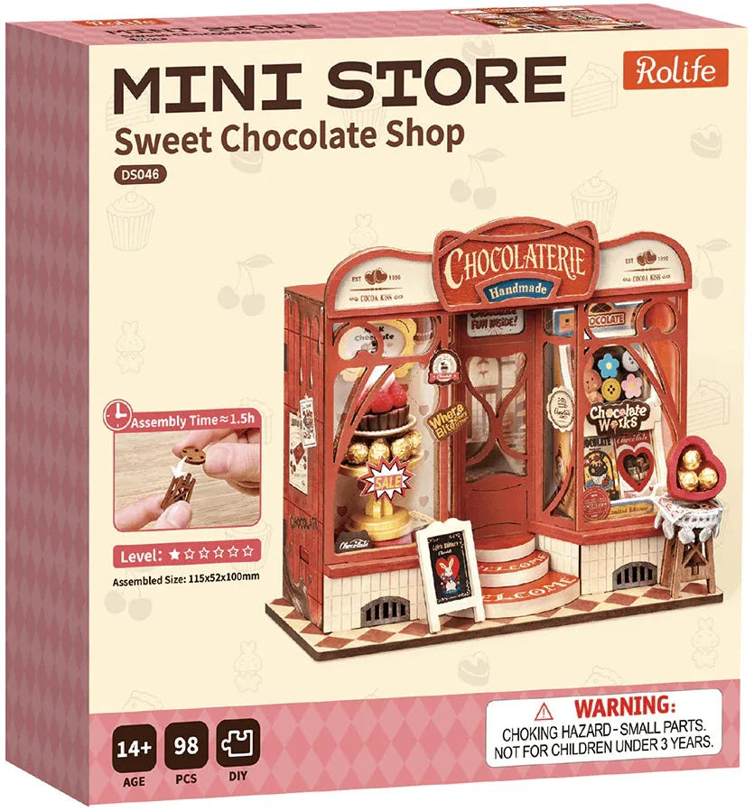Rolife Sweet Chocolate Shop DIY Miniture Puzzle - (DS046)
