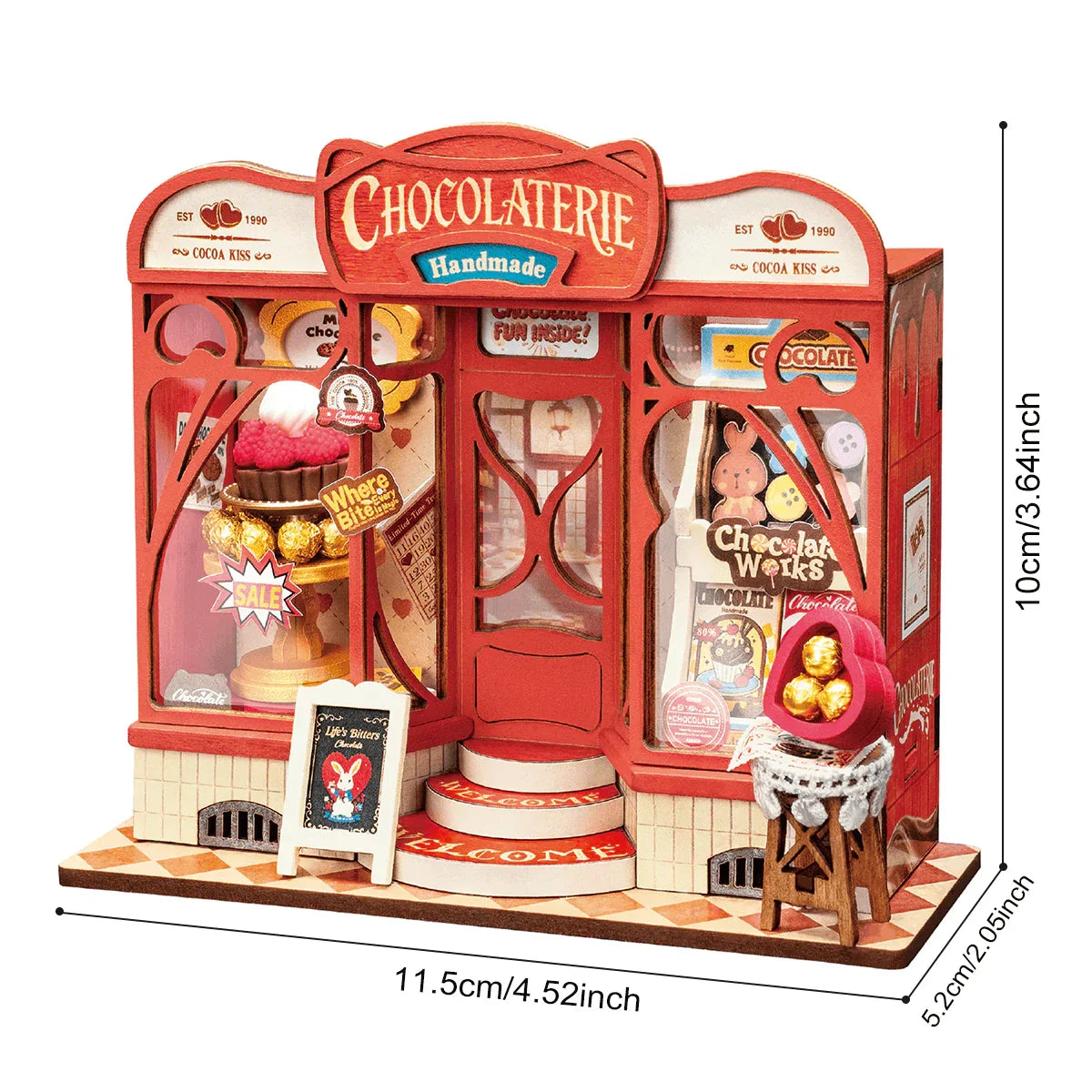 Rolife Sweet Chocolate Shop DIY Miniture Puzzle - (DS046)