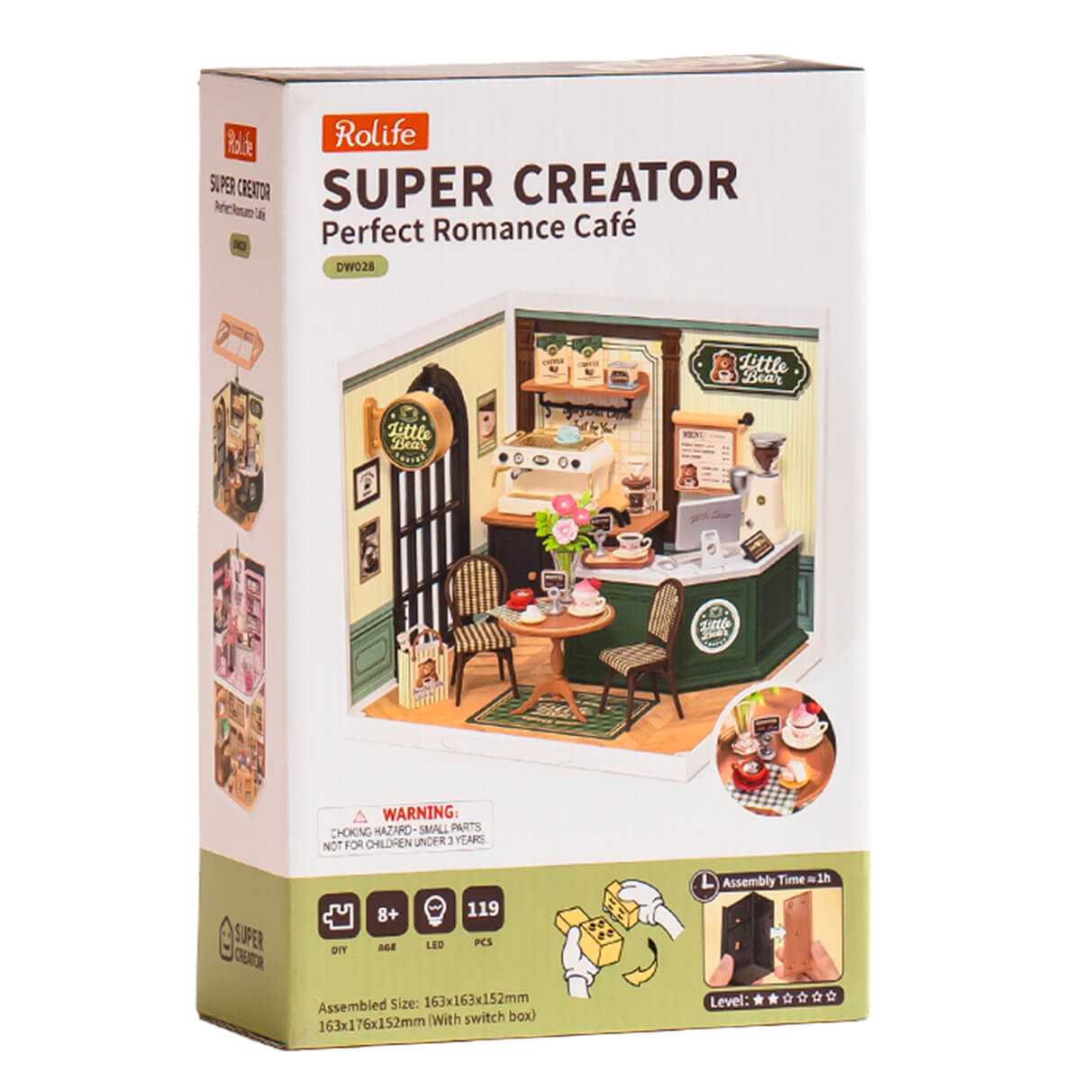 Rolife: Perfect Romance Café - Super Store Plastic DIY Miniature Puzzle