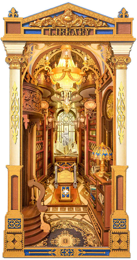 Rolife Library of Wonders DIY Miniture Book Nook Puzzle - (TGB16)
