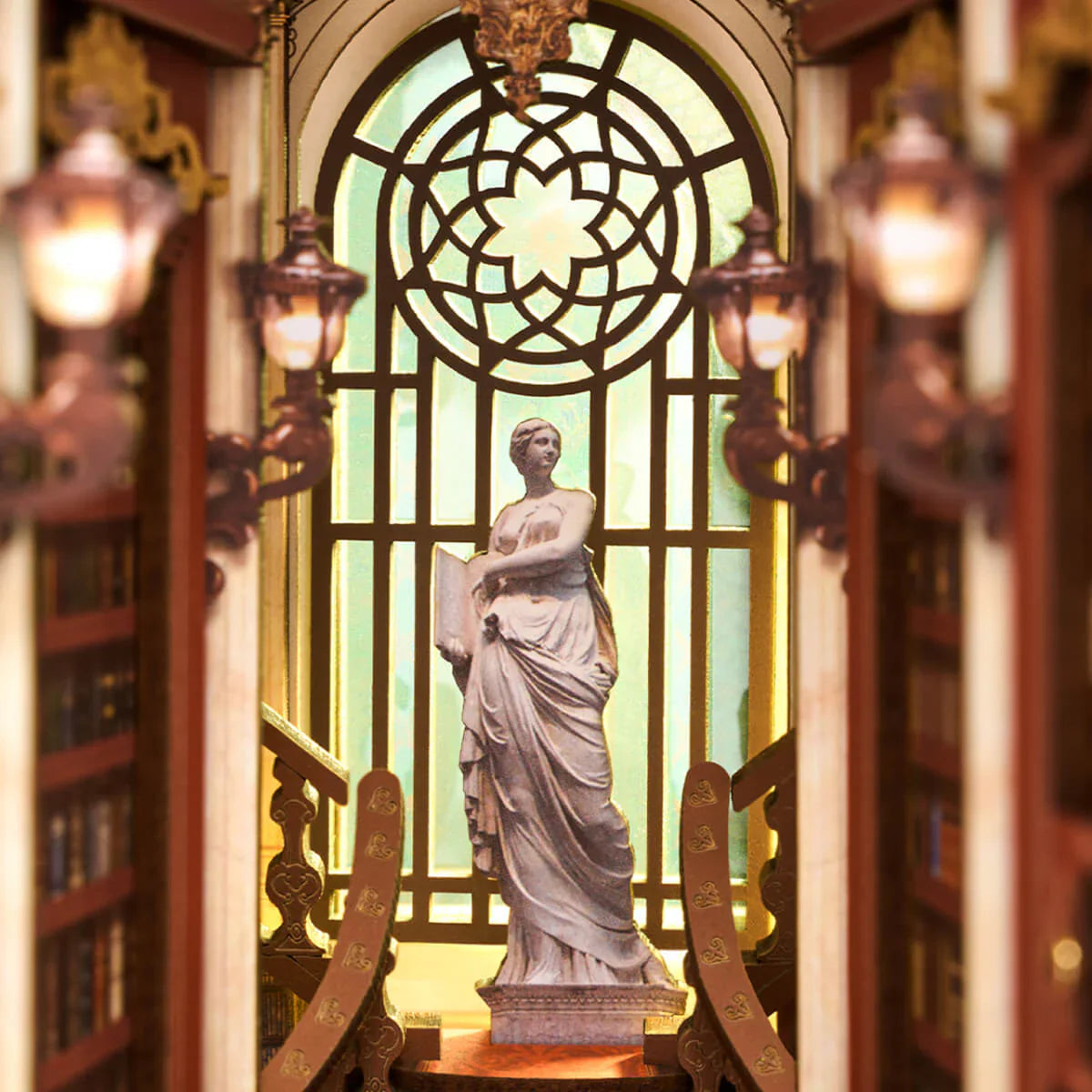 Rolife Library of Wonders DIY Miniture Book Nook Puzzle - (TGB16)