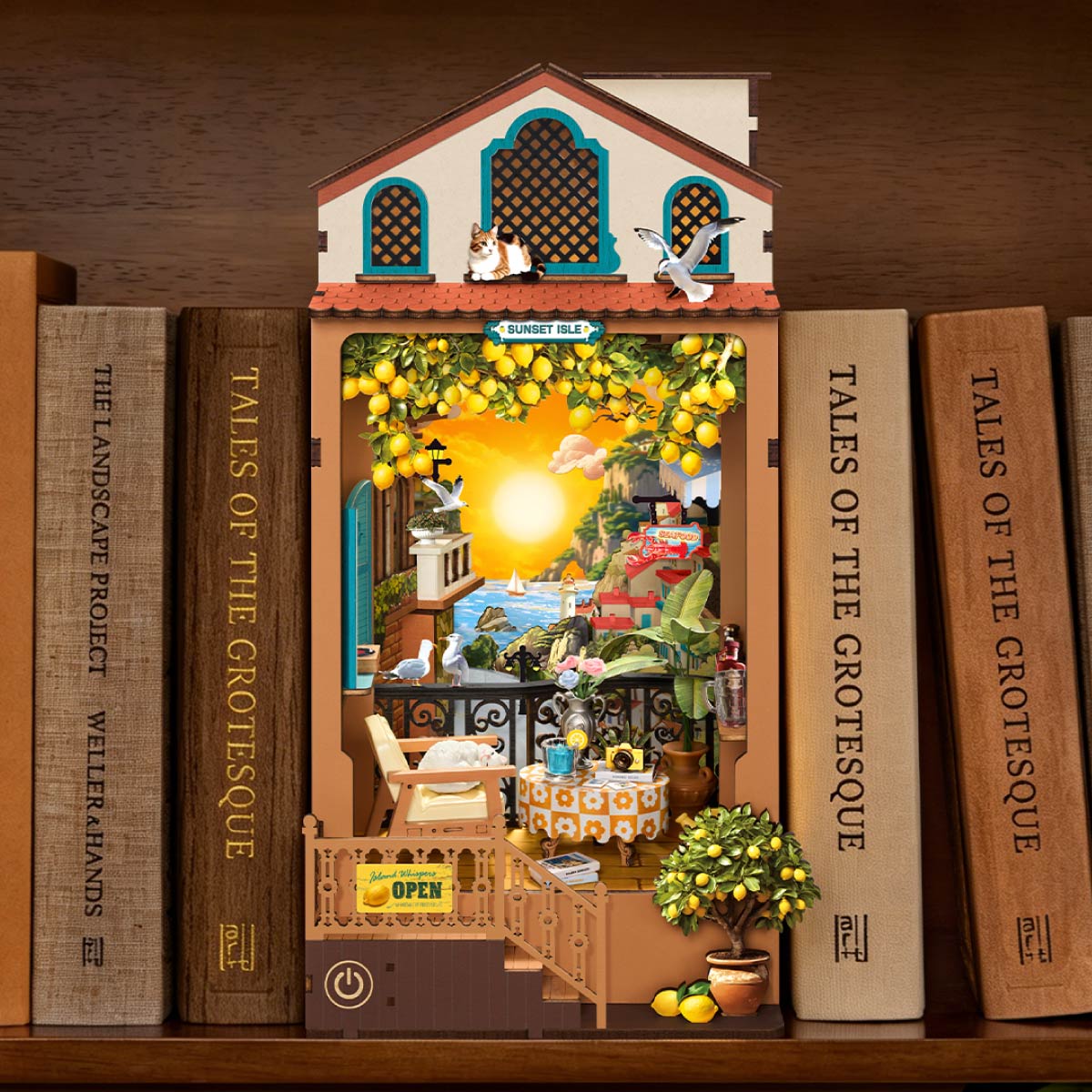 Rolife: Sunset Isle Book Nook DIY Miniature Puzzle