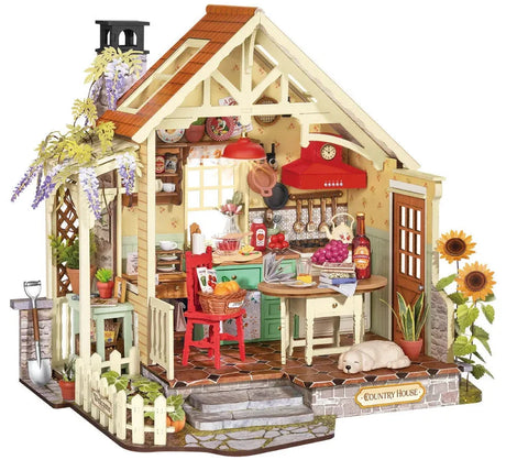 Rolife: Sunlit Farmhouse Kitchen DIY Miniature Puzzle Kit - (DH101)