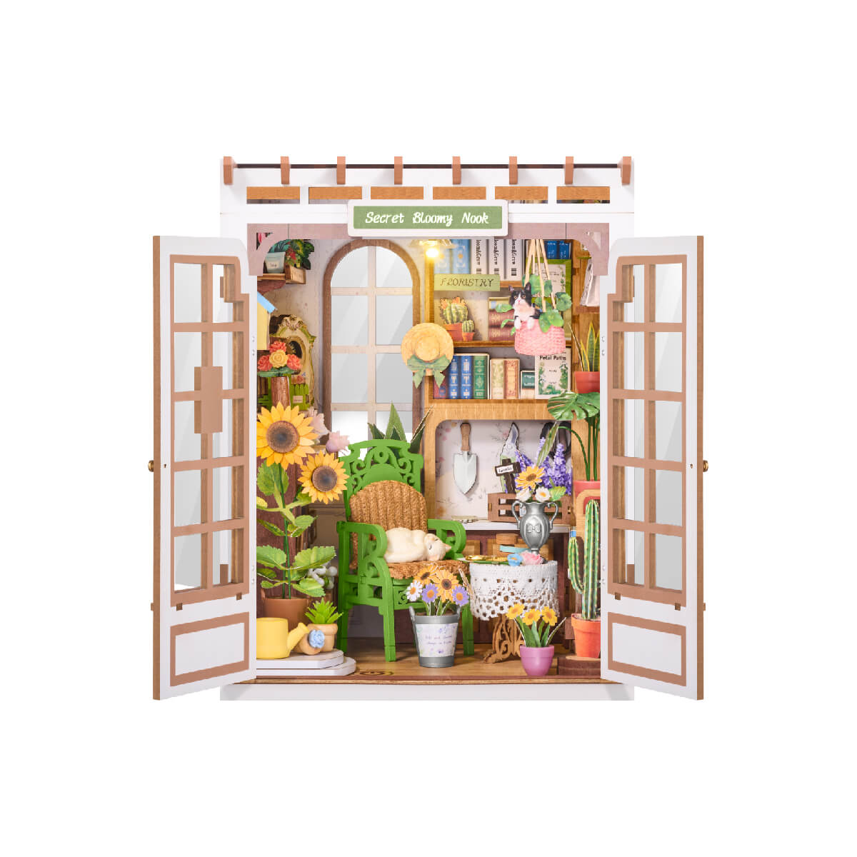 Rolife: Secret Bloomy Nook Book Nook DIY Miniature Puzzle