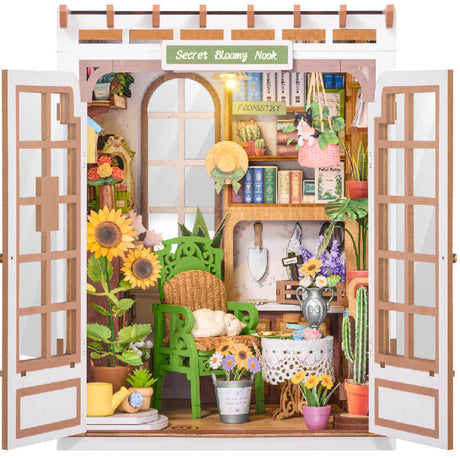 Rolife: Secret Bloomy Nook Book Nook DIY Miniature Puzzle