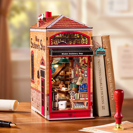 Rolife: Wisdom Stationery Shop Book Nook DIY Miniature Puzzle
