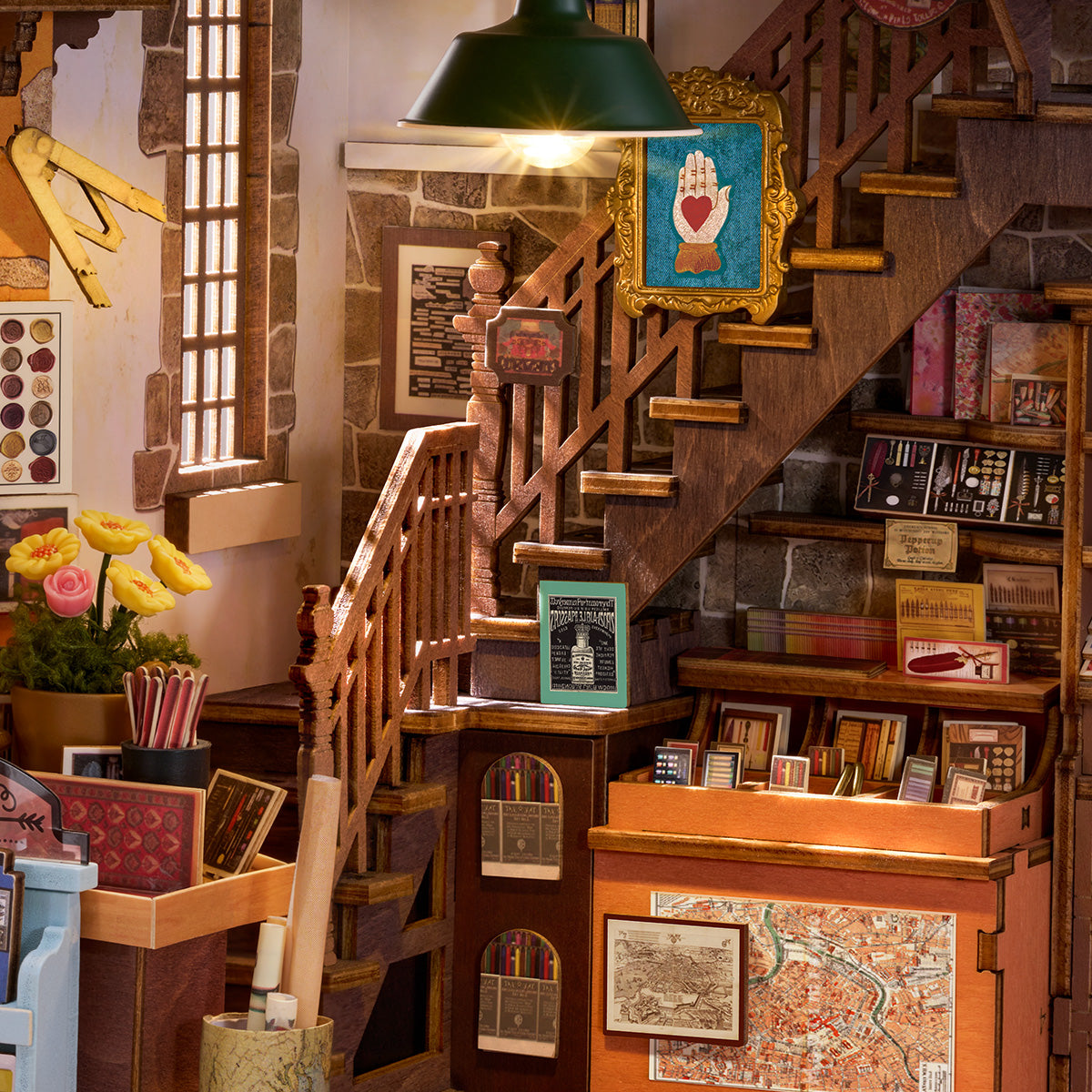 Rolife: Wisdom Stationery Shop Book Nook DIY Miniature Puzzle