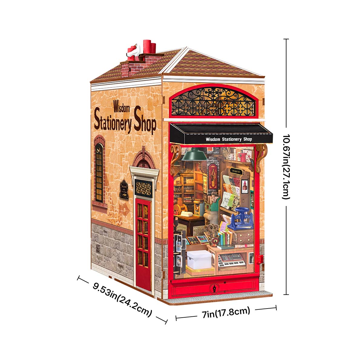 Rolife: Wisdom Stationery Shop Book Nook DIY Miniature Puzzle