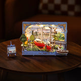 Rolife: Red Boats DIY Miniature Puzzle Kit - (TH004)
