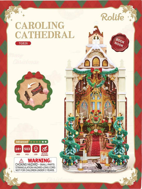 Rolife: Christmas Church DIY Miniature Puzzle Kit - (TGB26)