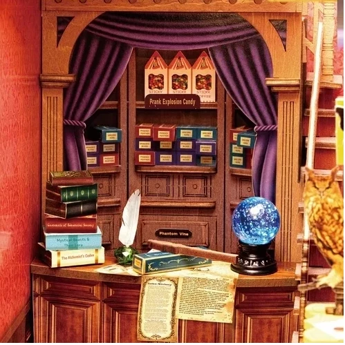 Rolife: Whisper Magic Shop DIY Book Nook Puzzle Kit - (TGB22)
