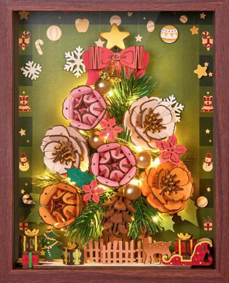 Rolife: Everglow Christmas Tree DIY Miniature Puzzle Kit - (TW05H)