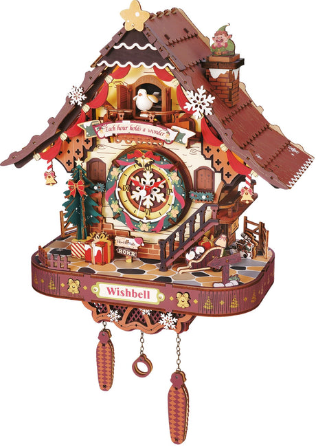 Rolife: Christmas Cuckoo Clock DIY Miniature Puzzle Kit - (LCB01)