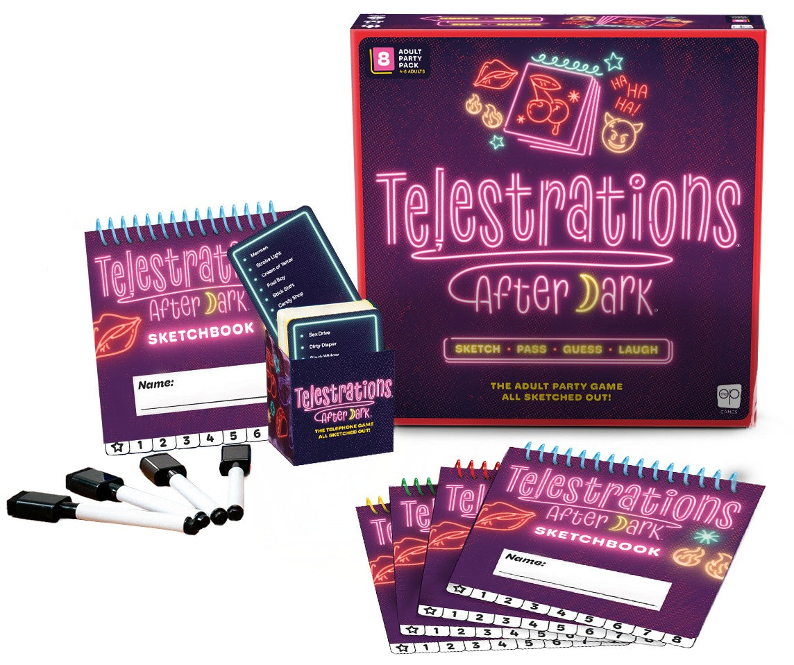 Telestrations After Dark (17+ Year) 8 Player New Edition
