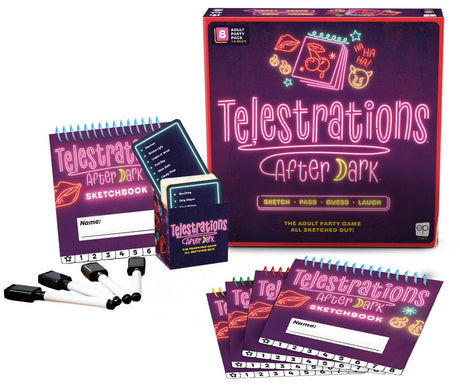 Telestrations After Dark (17+ Year) 8 Player New Edition