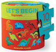Crocodile Creek: Lets Begin Canister Puzzle - Dinosaurs (10 x 2pc)