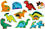 Crocodile Creek: Lets Begin Canister Puzzle - Dinosaurs (10 x 2pc)