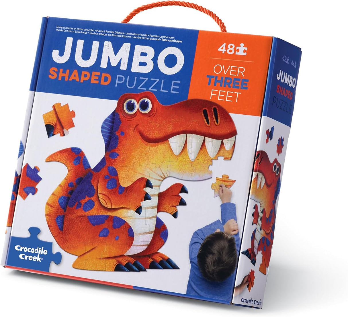 Crocodile Creek:: 48pc Jumbo Floor Puzzle - Dinosaur