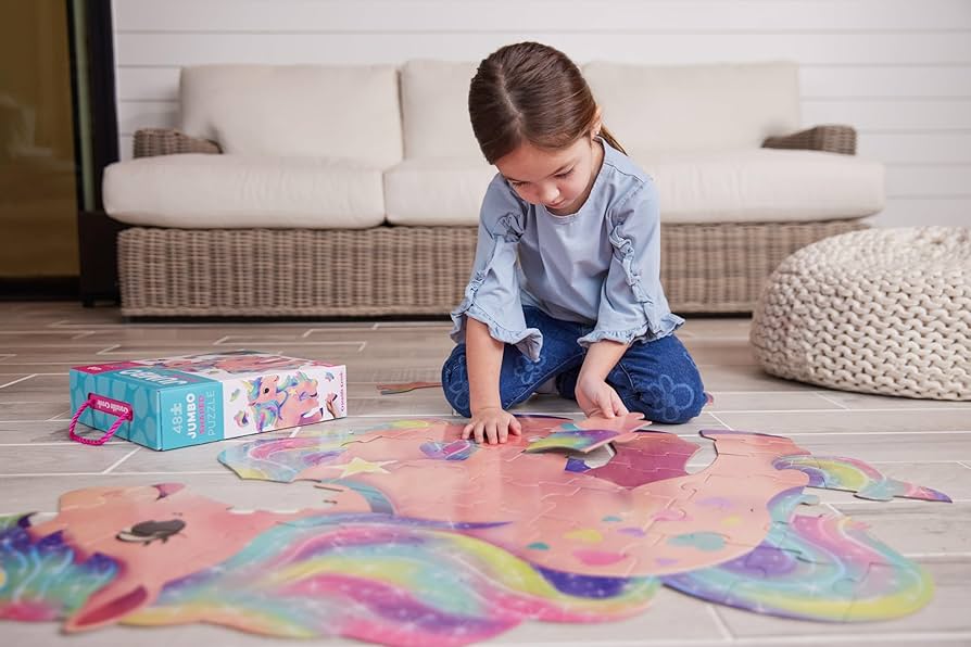 Crocodile Creek:: 48pc Jumbo Floor Puzzle - Unicorn
