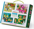 Crocodile Creek: Four Puzzles - Playful Pets (24pc, 36pc, 48pc & 72pc)