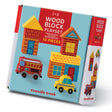 Crocodile Creek: Build & Play Mini Wood Blocks - Busy City