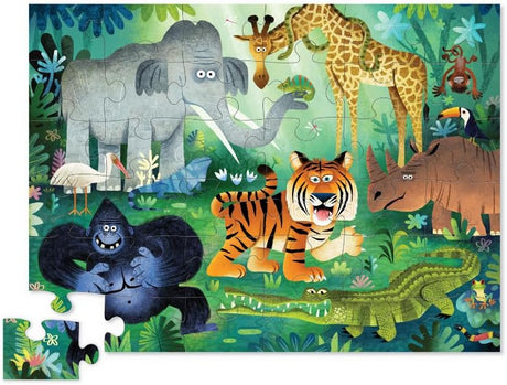 Crocodile Creek: 36pc Puzzle - Wild Kingdom