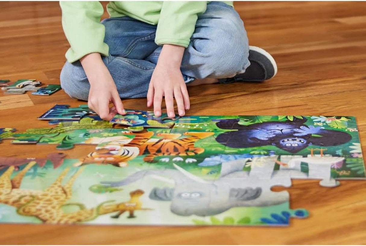 Crocodile Creek: 36pc Puzzle - Wild Kingdom
