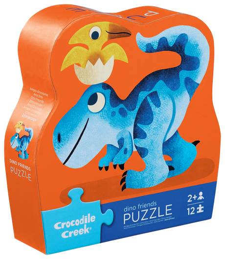 Crocodile Creek: 12pc Mini Puzzle - Dino Friends
