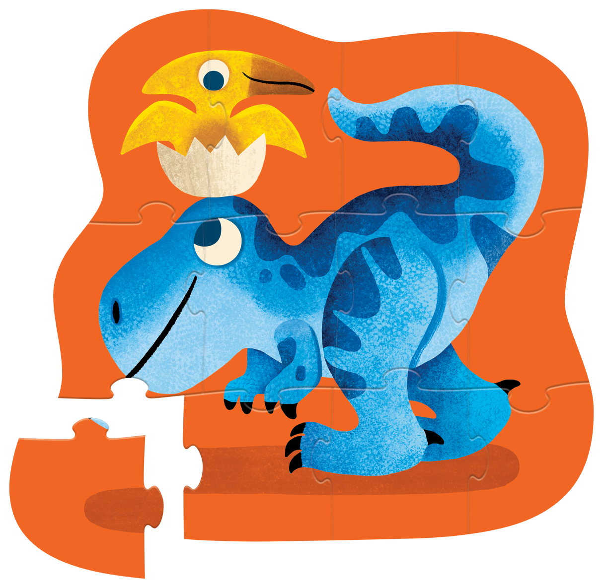 Crocodile Creek: 12pc Mini Puzzle - Dino Friends