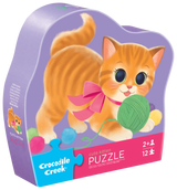 Crocodile Creek: 12pc Mini Puzzle - Cute Kitten